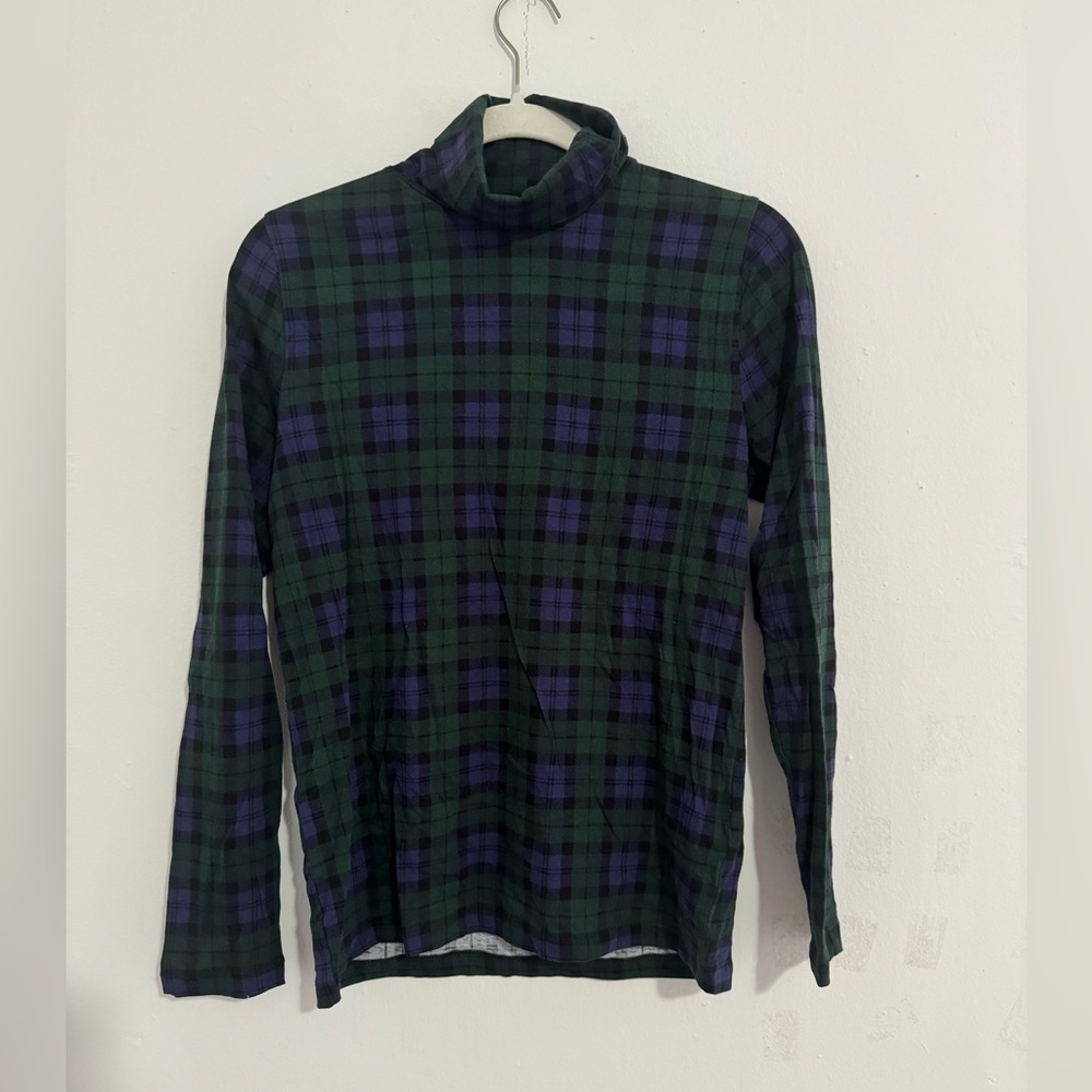 NWT J.Crew Plaid Turtleneck